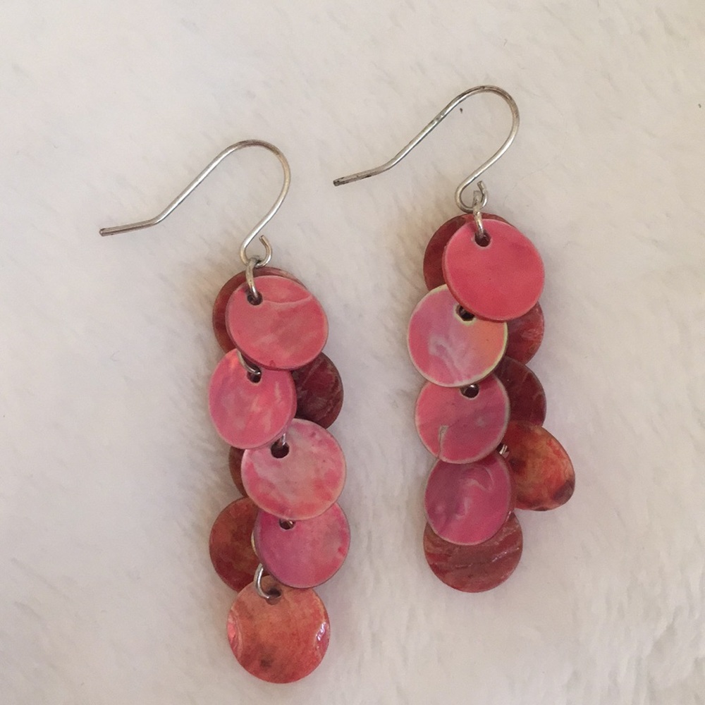 Pink earrings - Picture 3 of 3